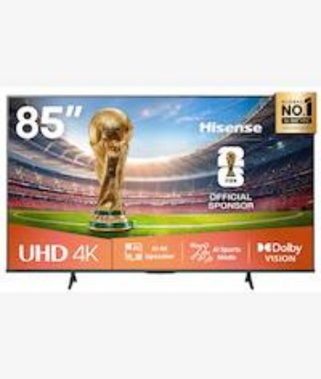 Picture of Hisense 85 Inch 4K UHD VIDAA Smart LED TV