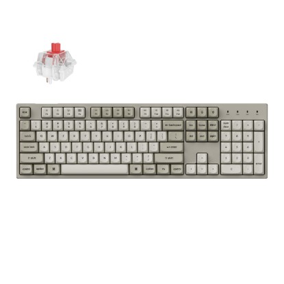 Picture of Keychron C2 Pro 100% 8K Super Red Switch Hot-Swap RGB Wired Custom Mechanical Keyboard