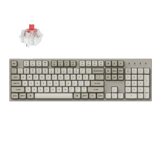 Picture of Keychron C2 Pro 100% 8K Super Red Switch Hot-Swap RGB Wired Custom Mechanical Keyboard