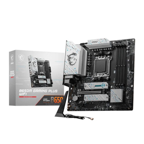 Picture of MSI B650M Gaming Plus WiFi AM5 M-ATX Gaming Motherboard
