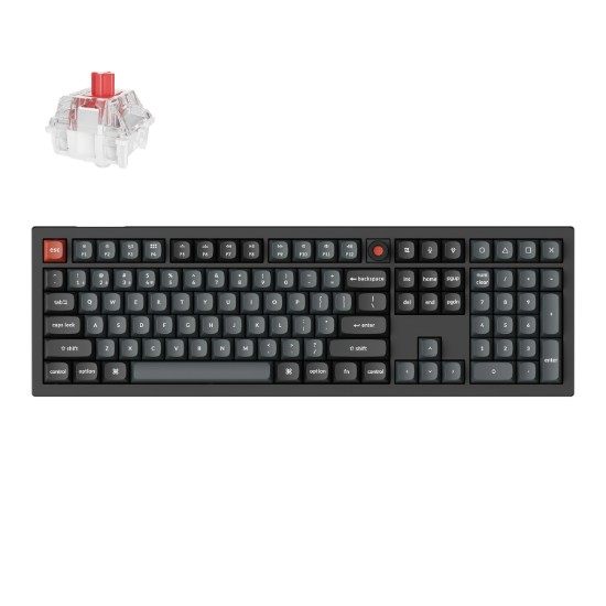Picture of Keychron V6 Ultra 100% 8K Red Switch Hot-Swappable Gateron Jupiter RGB Wireless Keyboard