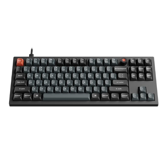 Picture of Keychron V3 Ultra 80% 8K Red Switch Hot-Swap RGB Wireless Keyboard - Black