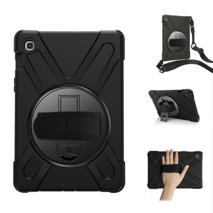 Picture of Port Designs Pro Shock 360 Rugged Protective and Rotative Folio for Samsung Galaxy Tab A9+ - Black