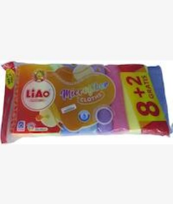 Picture of Casey 30 x 30cm 10 Pack Microfiber Cleaning Cloths
