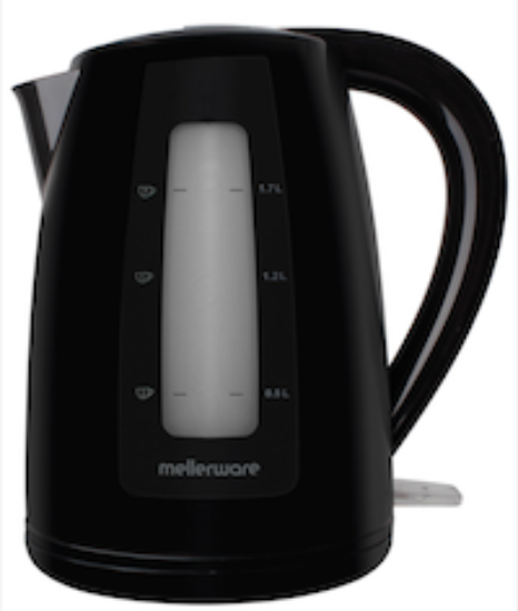 Picture of Mellerware Breede 360° Cordless Black 2L Plastic Kettle