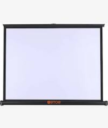 Picture of ETOE 50 Inch Manual Pull Up Projector Screen
