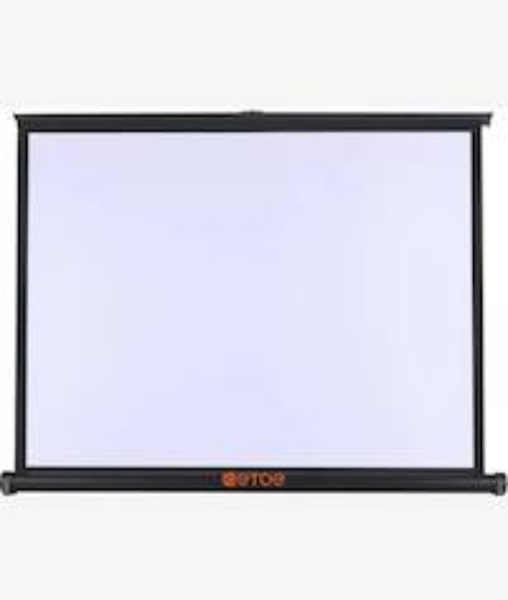 Picture of ETOE 50 Inch Manual Pull Up Projector Screen