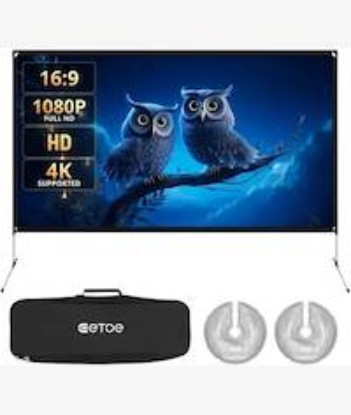 Picture of ETOE 120 Inch Portable Folding Projector Screen