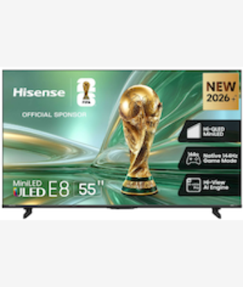 Picture of Hisense 55 Inch E8S UHD Mini LED 144Hz Smart TV