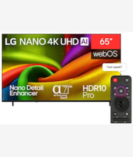 Picture of LG 65 Inch NU850B6LA NANO 4K UHD Smart TV
