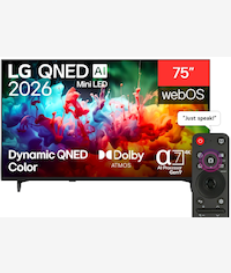 Picture of LG 75 Inch QNED70B6T QNED AI Mini LED 4K Smart TV
