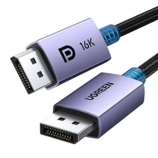 Picture of UGREEN DP2.1 Male to Male 16K Braided 2M Cable