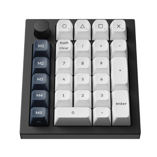 Picture of Keychron Q0 Max QMK Gateron Jupiter Red RGB Wireless Custom Number Pad Carbon Black