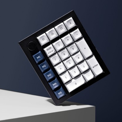 Picture of Keychron Q0 Max QMK Gateron Jupiter Red RGB Wireless Custom Number Pad Carbon Black