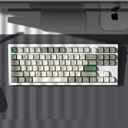 Picture of Keychron Q3 Max 80% Full Assembled Knob Red Switch Hot-Swap Gateron Jupiter RGB Wireless Keyboard - Shell White