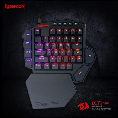 Picture of Redragon K585 DITI ELITE PRO RGB 40% Wireless Mechanical Gaming Keyboard - Blue Switches