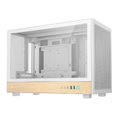 Picture of DeepCool CH260 Wood mATX Gaming Chassis White