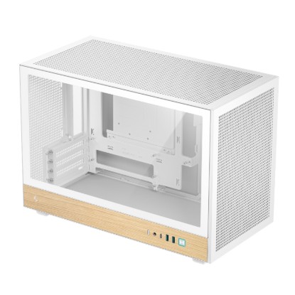 Picture of DeepCool CH260 Wood mATX Gaming Chassis White