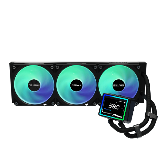 Picture of ASRock Challenger 360 Digital AIO Liquid Cooler - Black