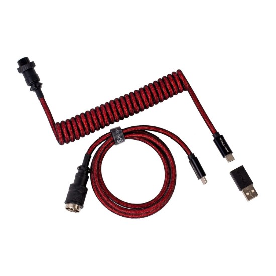 Picture of Keychron Coiled Aviator Cable - Red