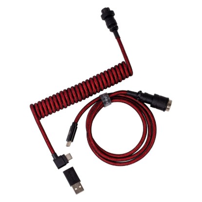 Picture of Keychron Coiled Aviator Cable - Red
