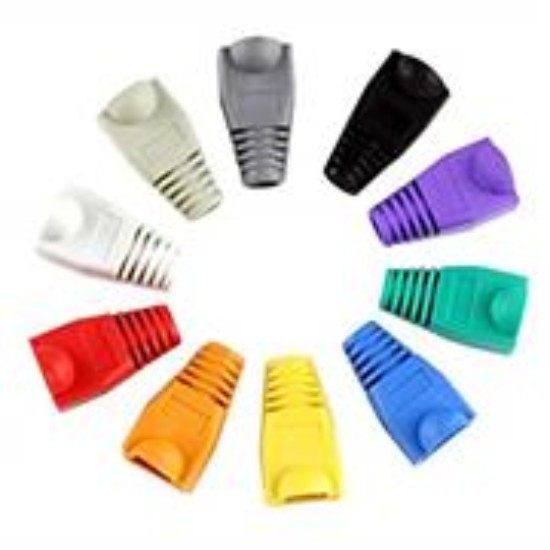 Picture of NetiX RJ45 Rubber Boots 100 Per Pack